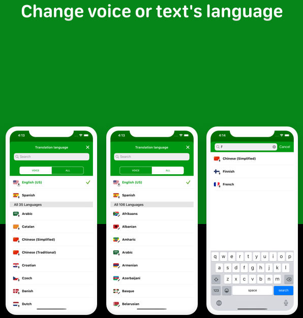 TranslateMe语音图文识别翻译器iOS原生APP源码V1.0.1