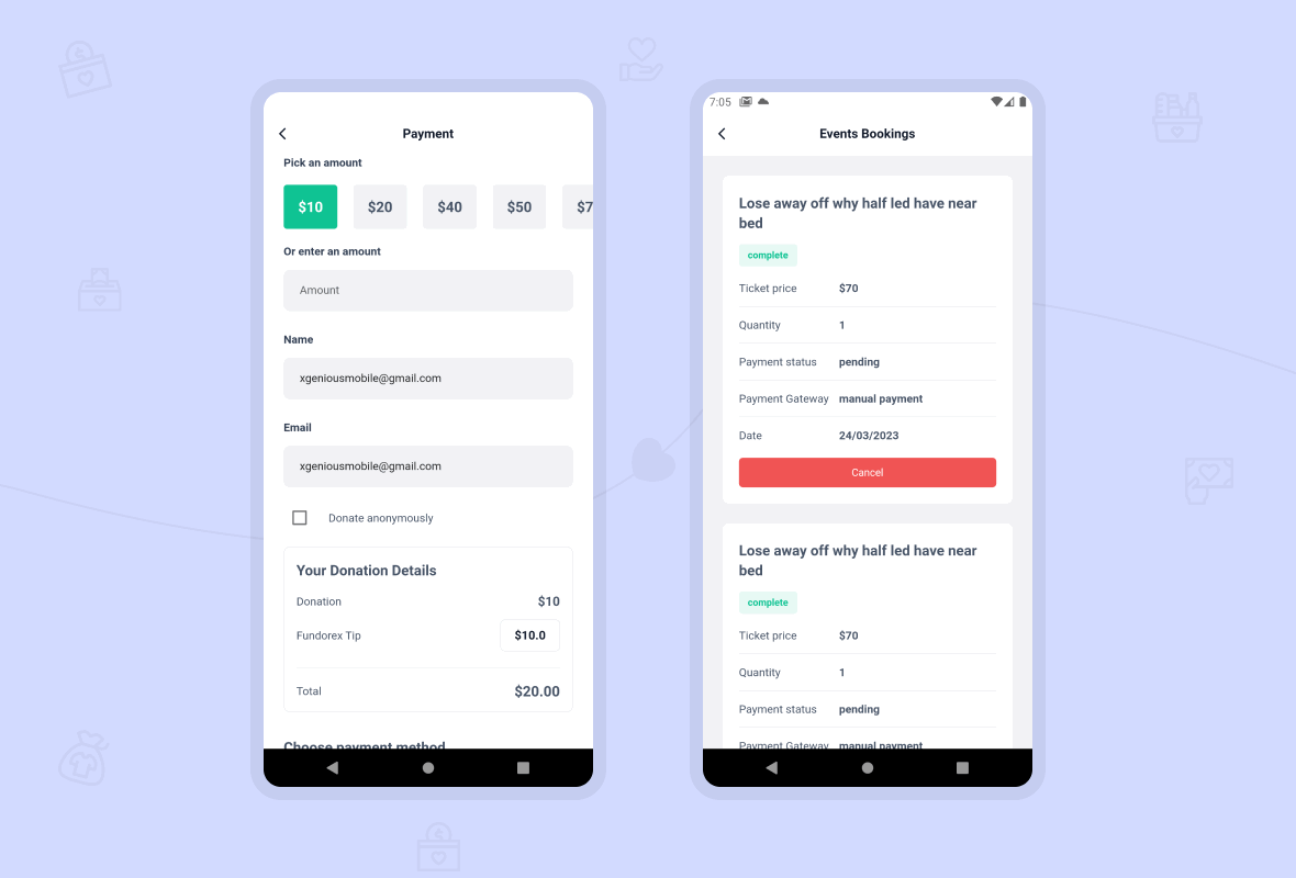 iFundo国际版募集捐款和众筹系统Flutter应用APP源码V1.0.3版
