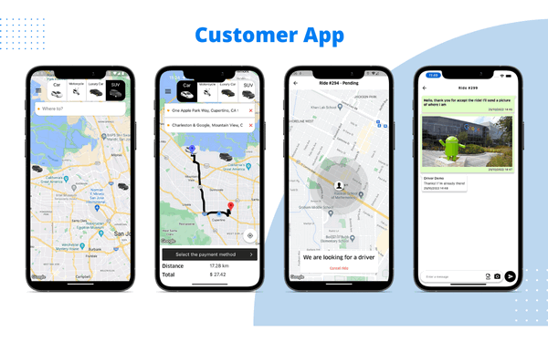 Flutaxi在线打车租车完整业务系统Flutter手机APP源码V1.0.1版 含Laravel前后端