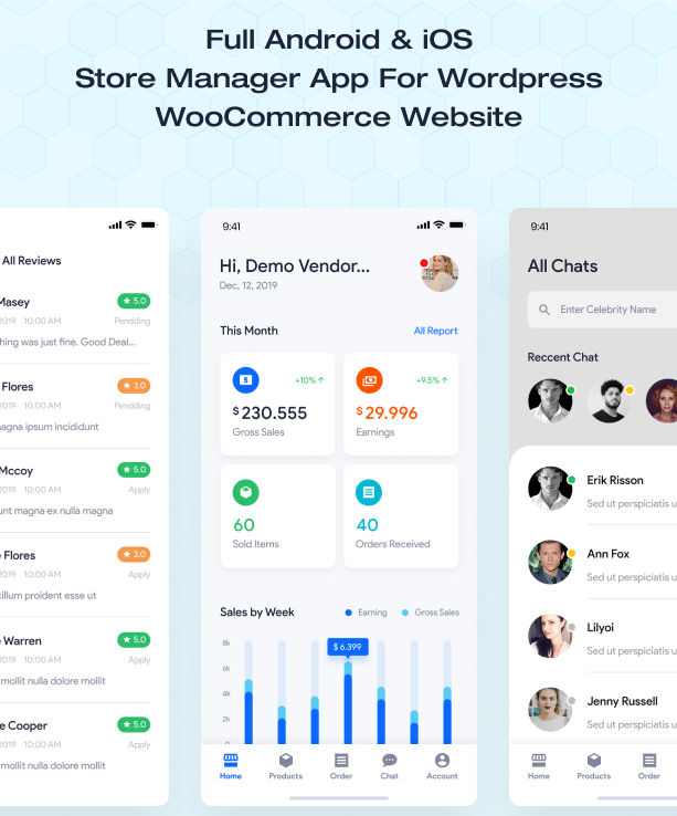 WooCommerce多卖家系统商家管理Flutter手机APP源码V1.6.0版