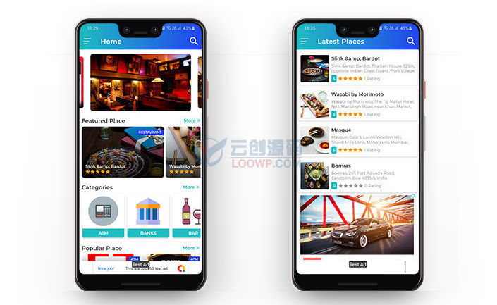NearMe实体店铺场所定位查找Android应用APP源码V1.9版