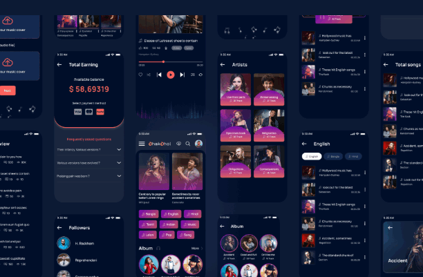 MusicHub在线歌单音乐点播系统Flutter手机APP源码