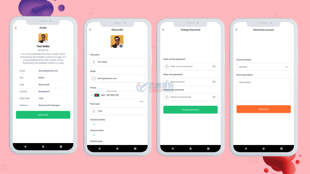 Rexiq配套家政服务市场Flutter商家端APP源码V1.0.6