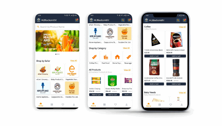 eMart配套多商户电商购物平台Android应用APP源码V4.0.1 含用户/商家/骑手端/后端