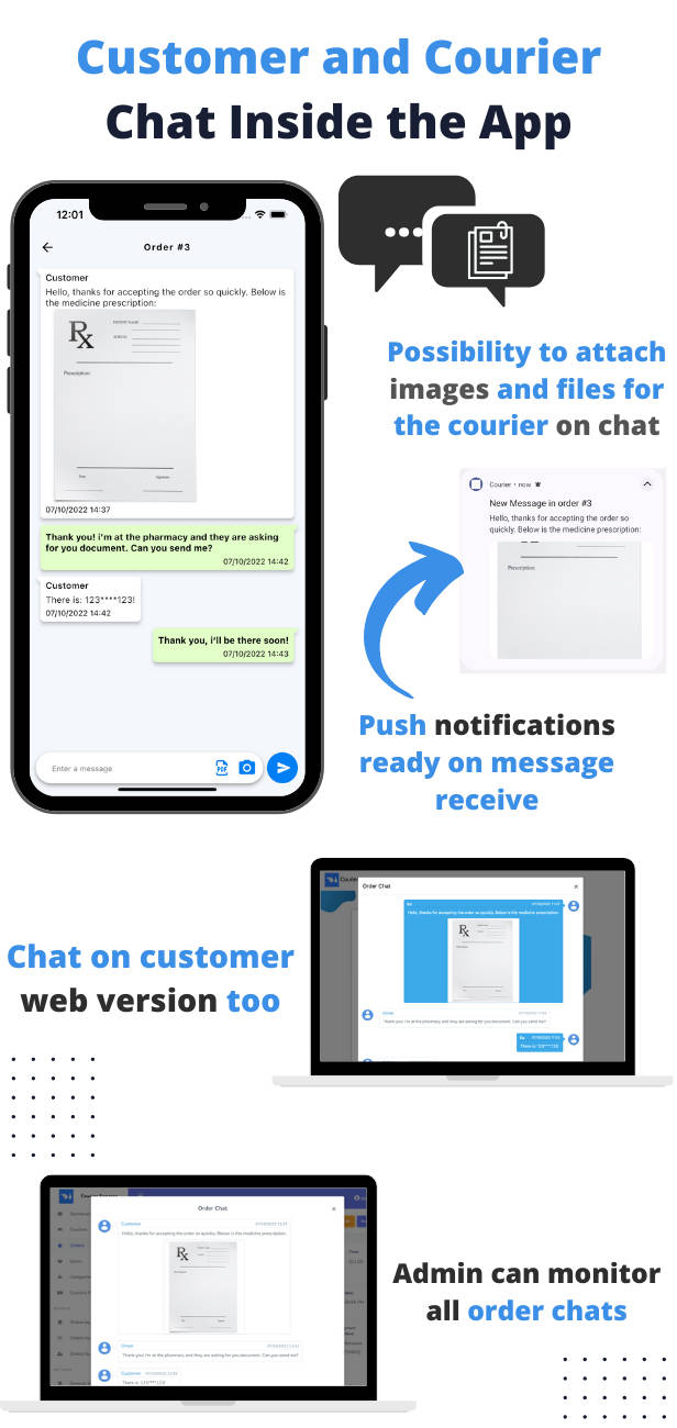 iExpress同城快递上门取件送货Flutter手机APP源码V1.2.1版 用户+快递员+Web前后端