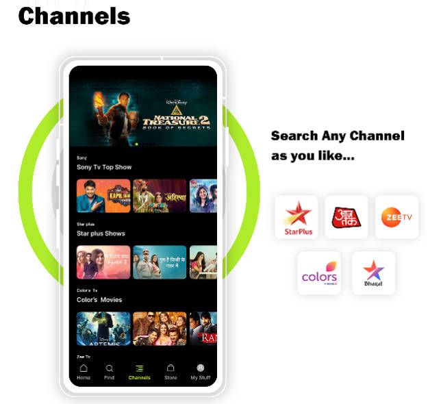 DTMovie直播电视频道和影视剧播放Android应用APP源码 解密破解版