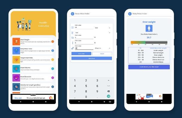 iHealth人体健康指标和排卵期计算器Android应用APP源码