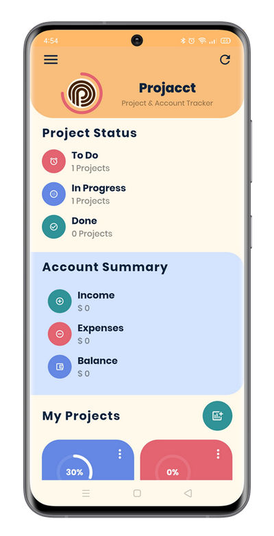 iExpense个人项目和收支账目管理Flutter应用APP源码V1.2