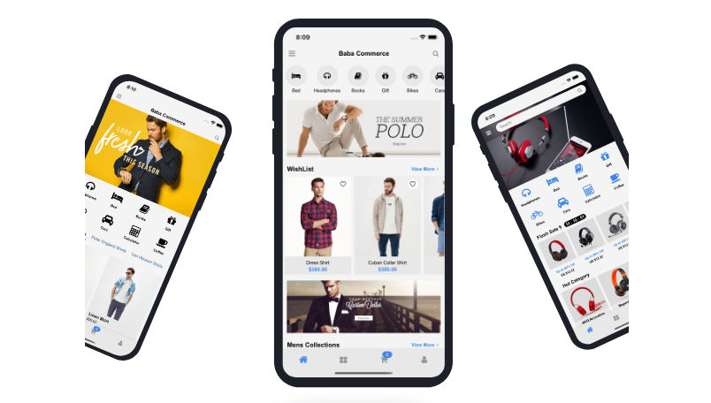 ShopKit零售店POS和电商购物应用APP模板React Native&Ionic源码V2.5