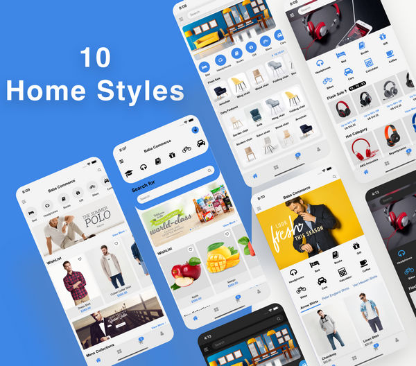 ShopKit零售店POS和电商购物应用APP模板React Native&Ionic源码V2.5