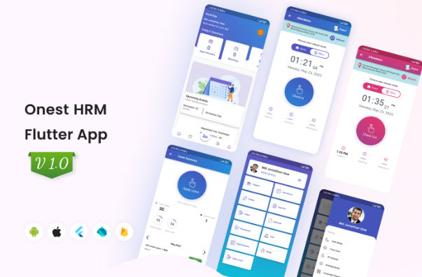 Tseno企业人力资源管理系统Flutter应用APP源码V3.0 含Web端源码