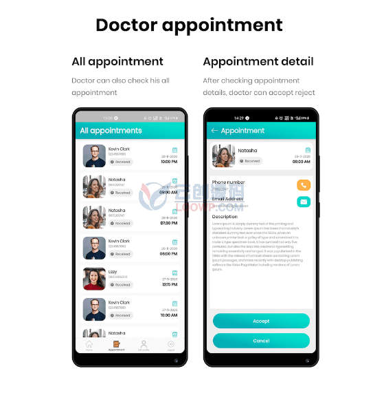 DocBook掌上医生预约系统Flutter双端APP源码V5.0