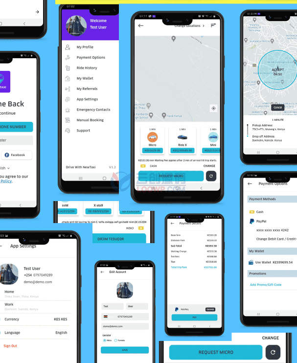 BTaxi掌上打车预约乘车系统Android原生APP源码V1.4