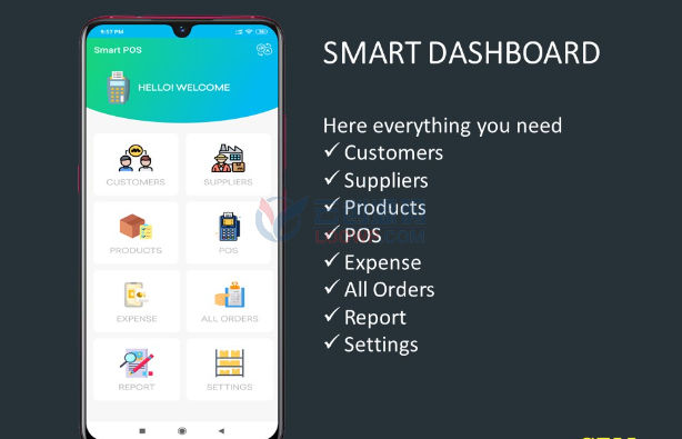 HandPos掌上收银和库存管理系统Android移动APP源码V7.6