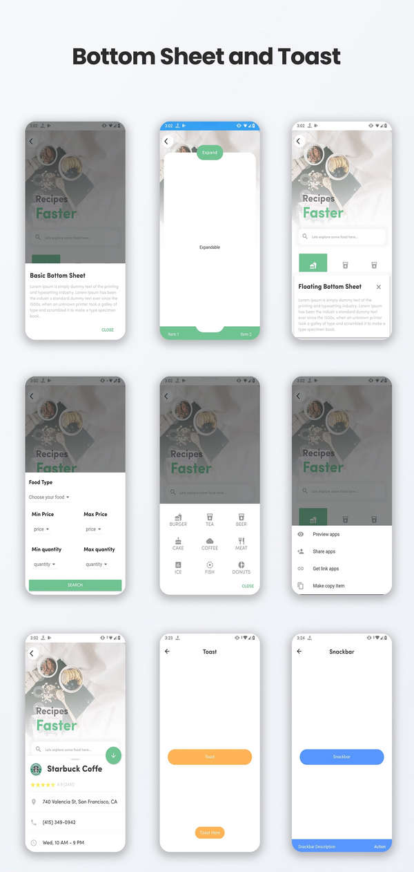 含500+可定制Material风格UI组件包 兼容Flutter 3.0 支持NULL安全