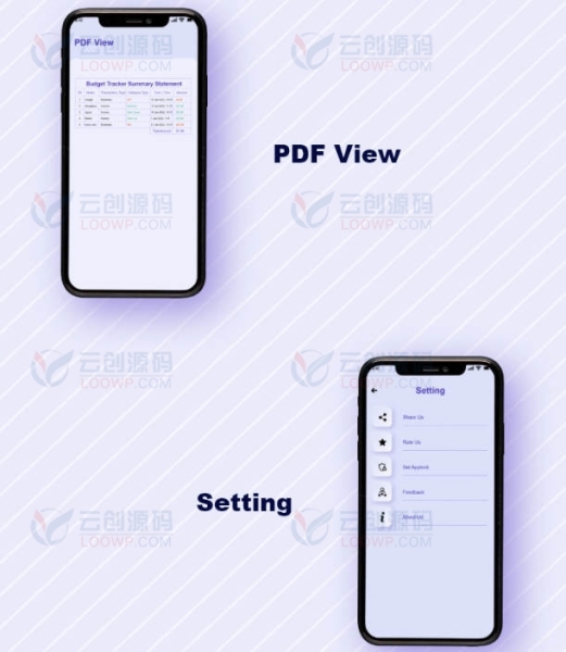 iBudget个人收支跟踪管理和财务管理器Android端APP源码