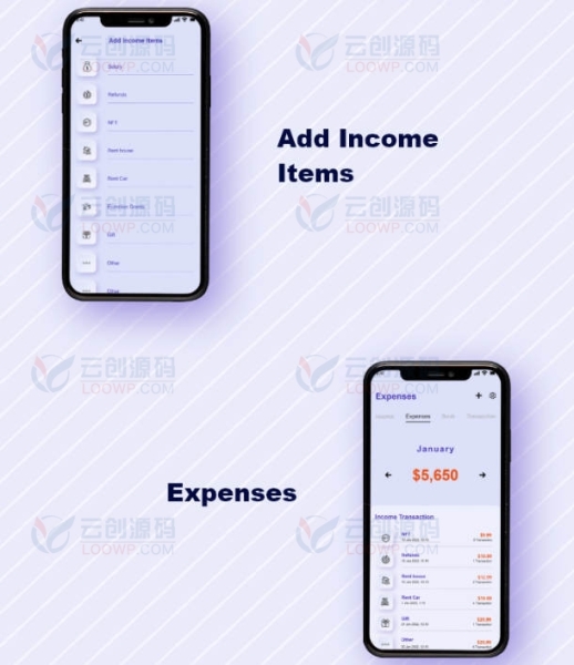 iBudget个人收支跟踪管理和财务管理器Android端APP源码