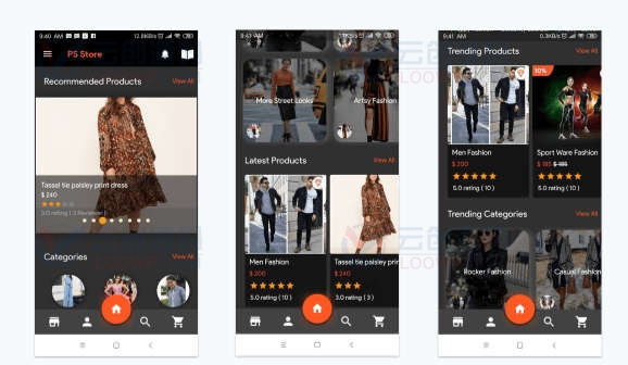 FlutX明暗双色Flutter电商购物和新闻阅读APP模板和UI组件库V1.4