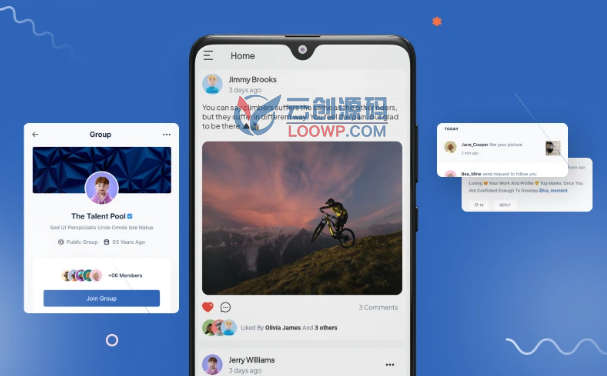 FBSocial仿脸书社交网络系统Flutter双端APP源码V7.3