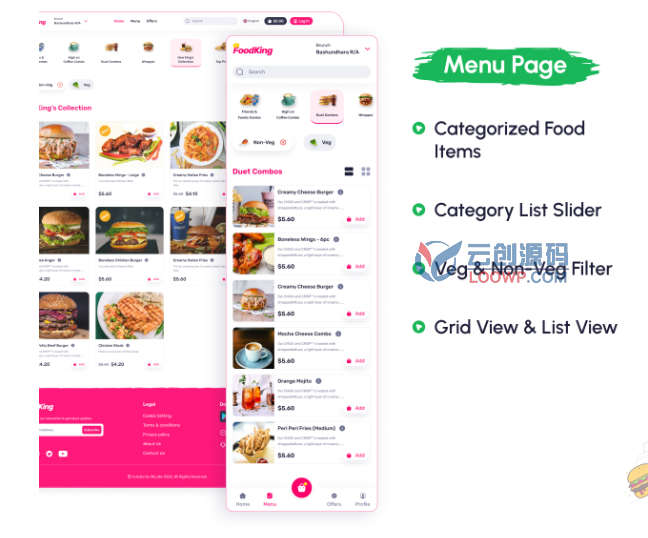 全开源多店版Flutter在线订餐送餐APP源码V2.4(含Web前后端)