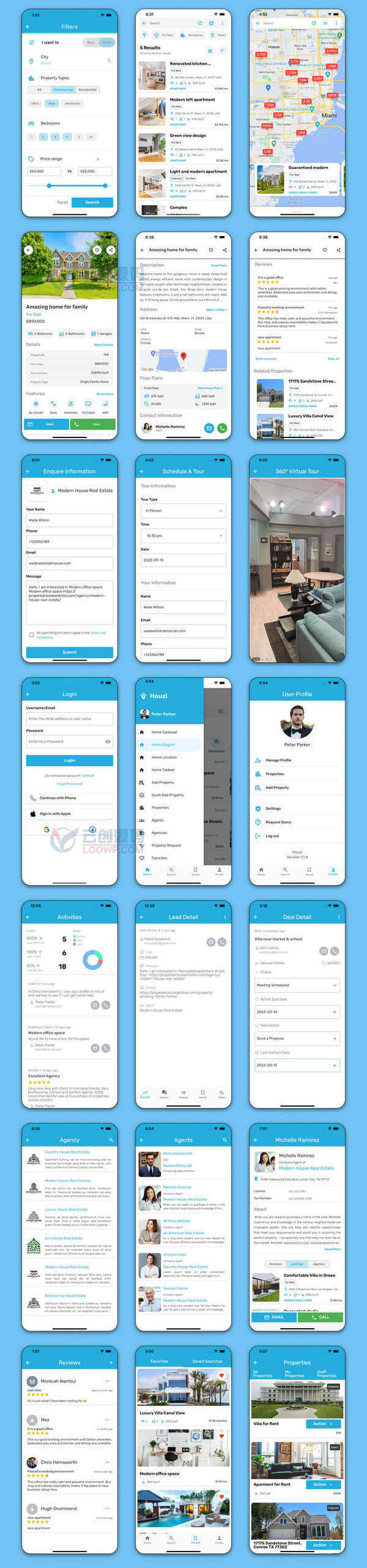 HouseMan掌上租房买房售房Flutter双端APP源码V1.3.9.1