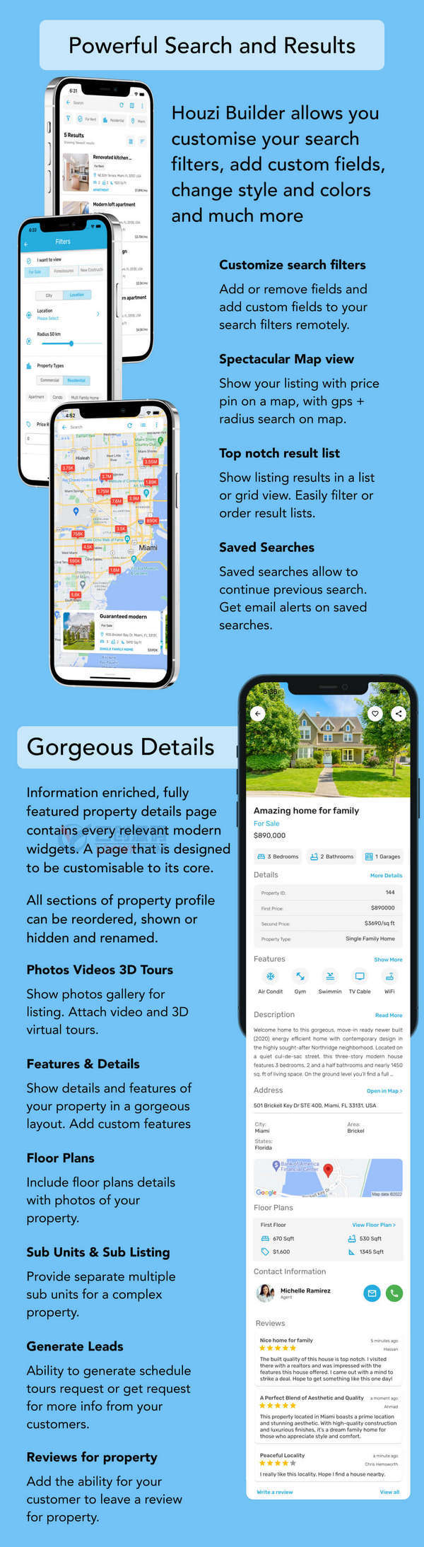 HouseMan掌上租房买房售房Flutter双端APP源码V1.3.9.1