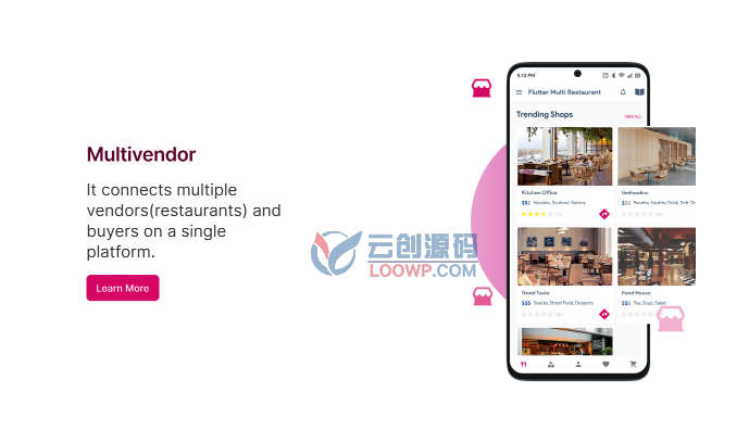 GrabFood多餐厅外卖送餐/手机订餐Flutter双端APP源码V2.4 带演示数据