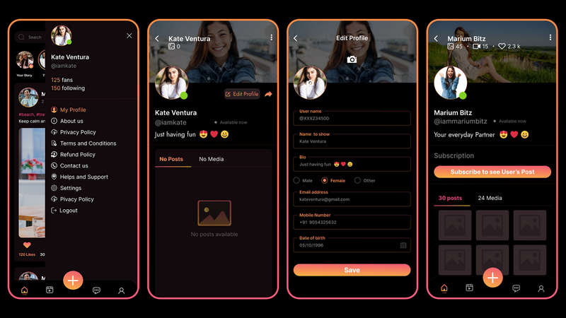 DTFans内容创作者粉丝打赏订阅Flutter手机APP源码 带Laravel后台