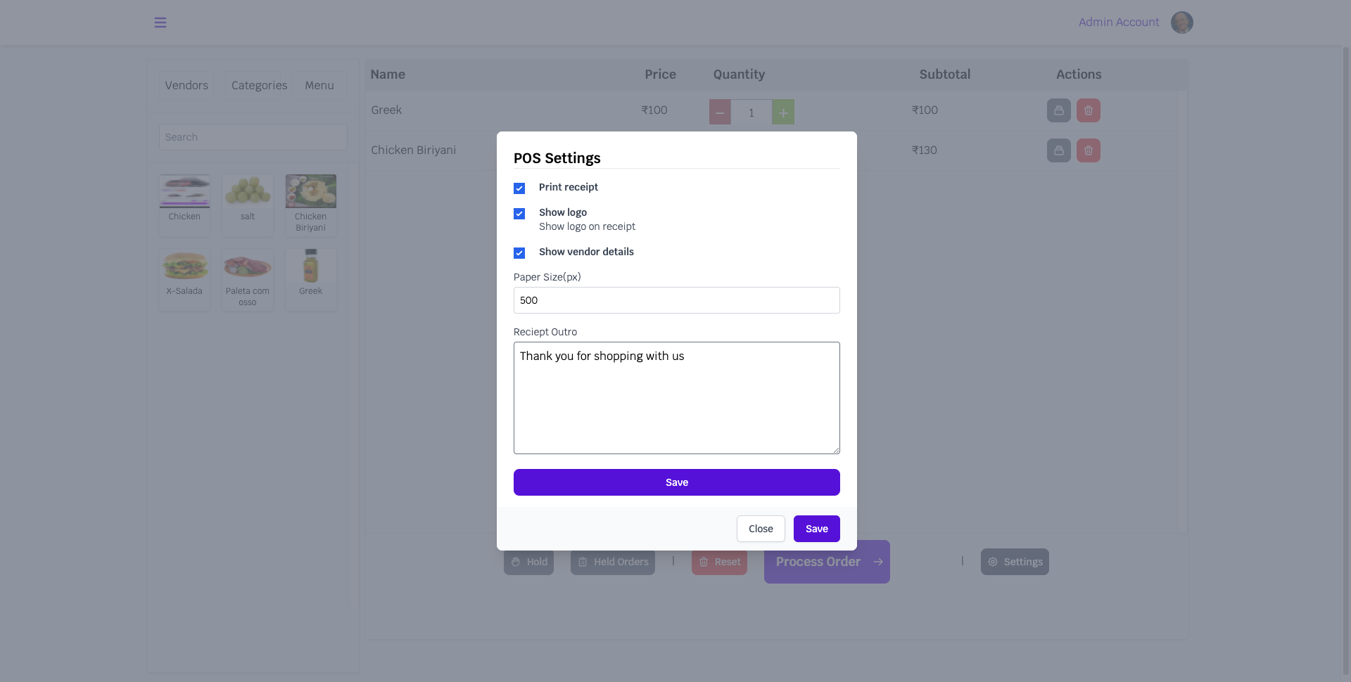 Zdouf外卖系统配套POS系统Android端APP源码和后端源码V1.5.0