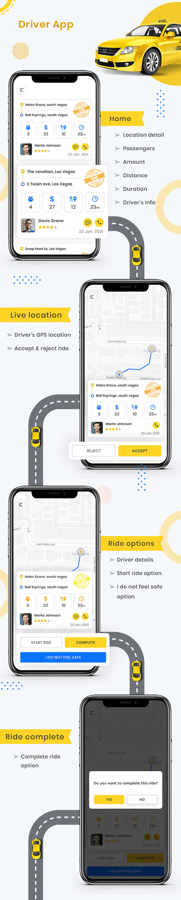 CaBook私家车叫车打车乘车服务预约系统Flutter手机APP源码V4.0.1