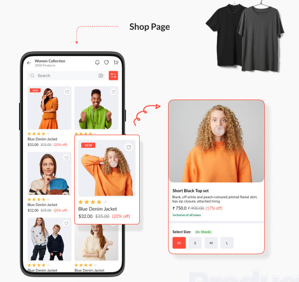 三首页Shopify电商平台购物APP源码