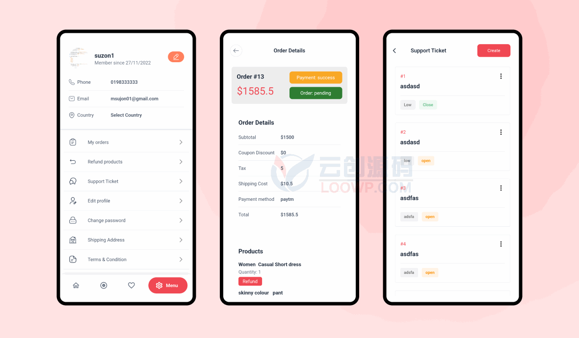 跨境电商平台TMart配套入驻商家端Flutter手机APP源码V1.0.2