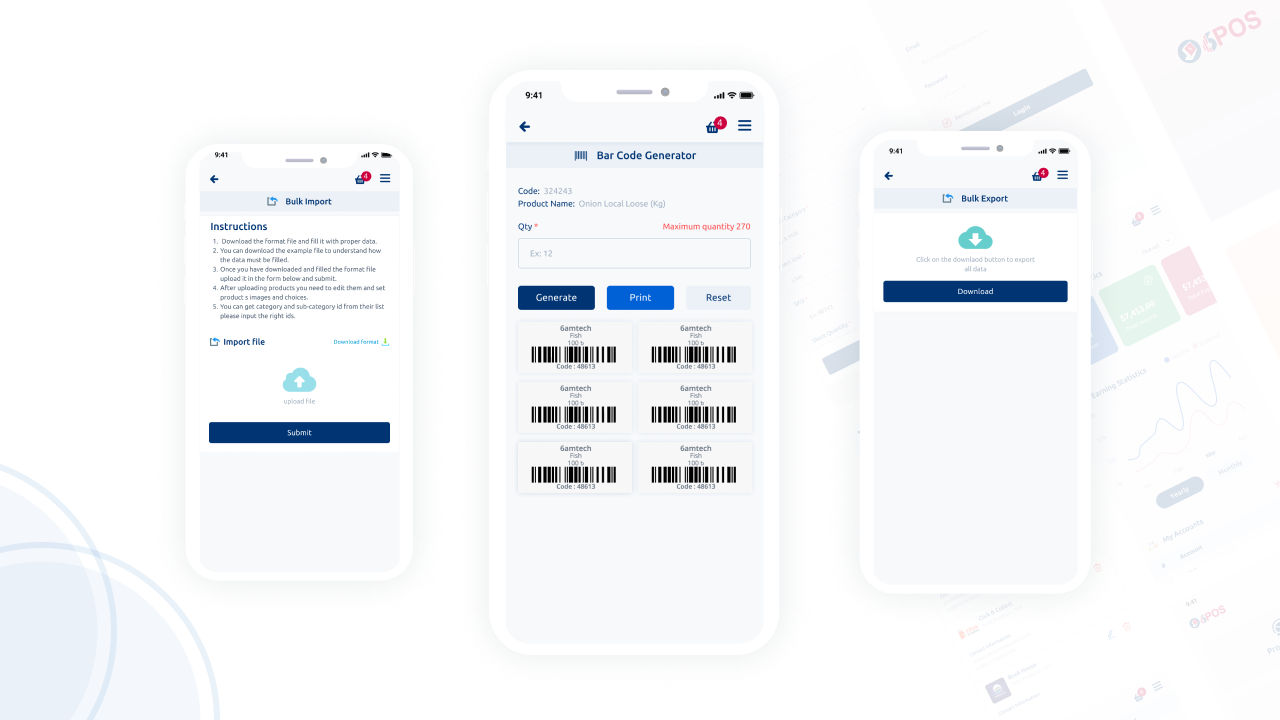 UPoS企业POS收银和进销存系统Flutter双端APP源码V1.2 带Web前后端