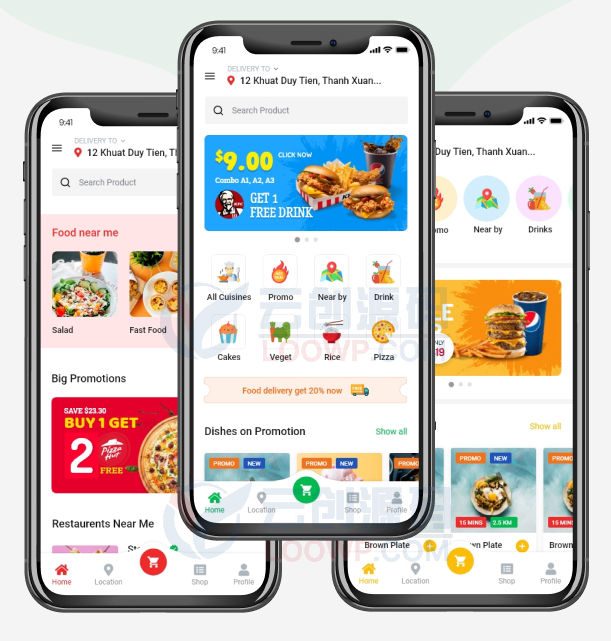 Amikel基于WordPress跑腿送餐送货React Native手机APP源码V2.9.0