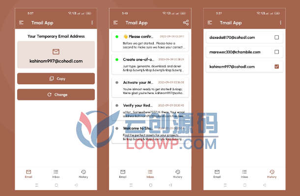 临时邮箱|一次性邮箱|接码邮箱Android原生APP源码
