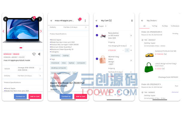 ACartApp多商户跨境电商Flutter手机购物APP源码V3.0