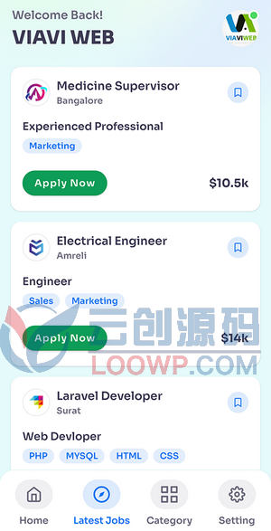 JobDroid掌上求职招聘系统Android端APP源码+后端源码V2.1