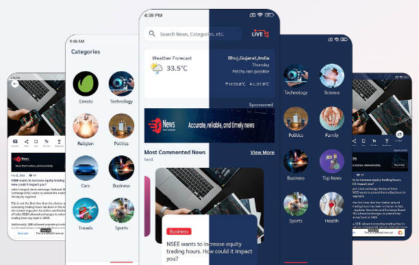 Flutter新闻资讯阅读手机APP源码+Web前后端源码V3.1.6