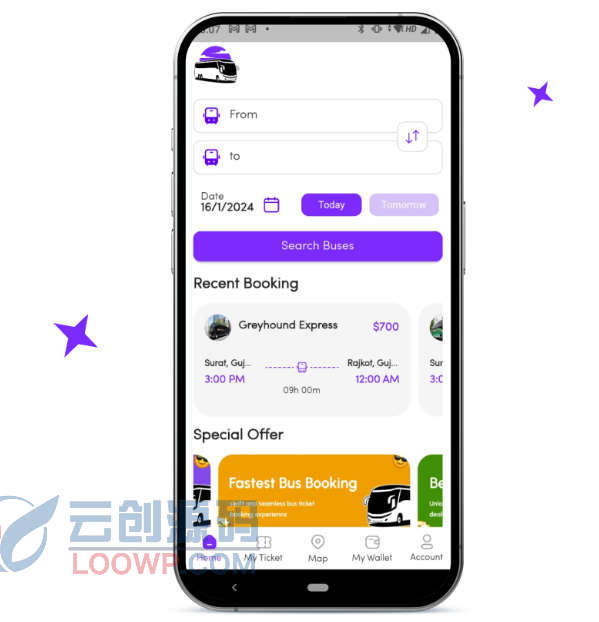 ZigBus多商户Flutter巴士订票系统和在线车票预订APP源码V1.1