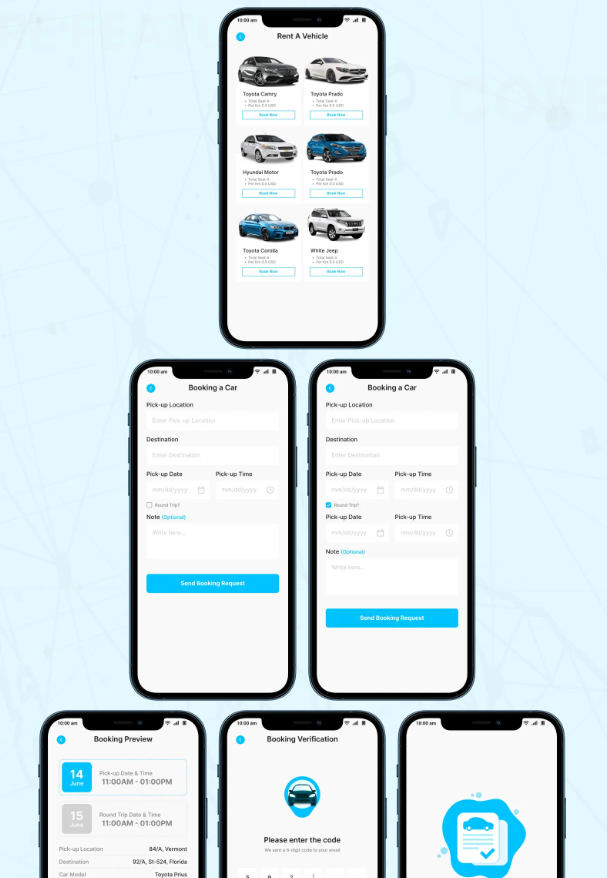 RentNow在线汽车租赁预订平台Flutter+Web前后端源码