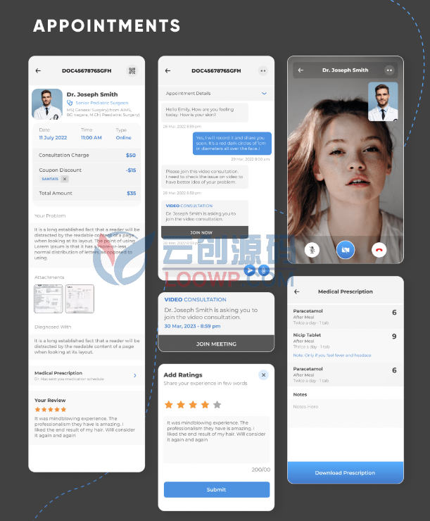 DoctorHub多商户医生预约Flutter在线问诊APP源码含后端