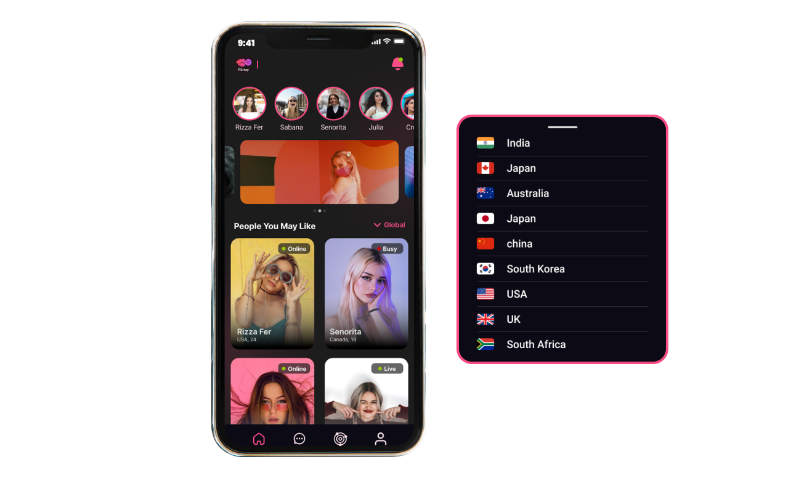Flutter直播交友APP源码/语音视频聊天源码/主播系统/随机匹配/金币充值