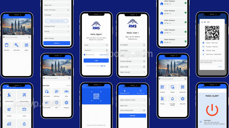 Flutter居民楼和公寓物业管理系统APP源码/gRPC通信/.Net Core后端