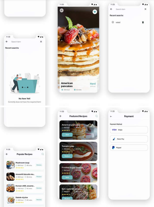 Flutter烹饪做法食谱分享APP源码/食谱管理源码/Android+iOS+后端