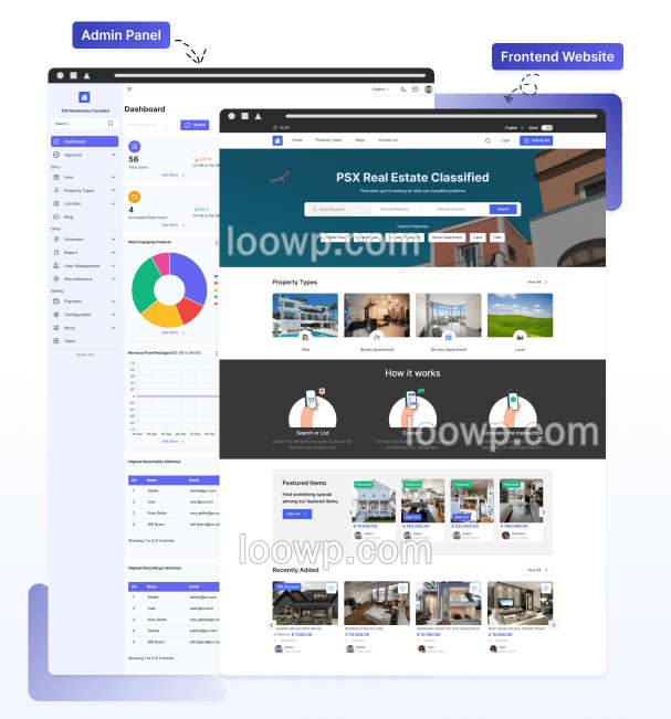 Flutter房地产买卖&租赁求租双端APP源码+Web前后端