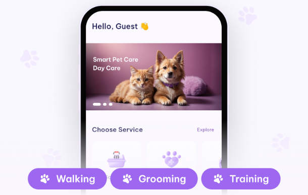 Flutter宠物护理服务预约&宠物用品商店APP源码V2.2.6