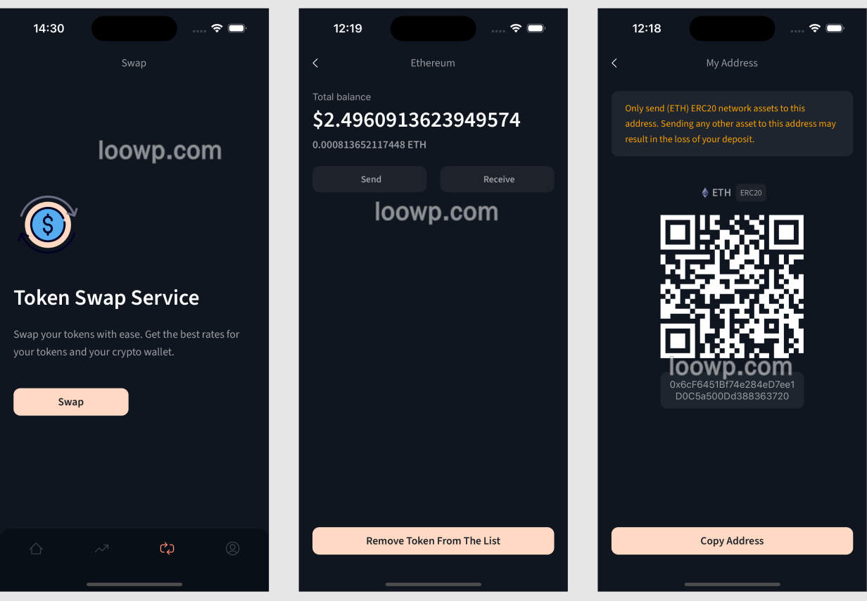 React Native以太坊Erc20加密钱包双端APP源码