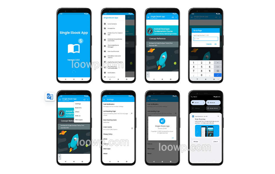 pdf电子书阅读器Android原生APP源码|JSON远程配置