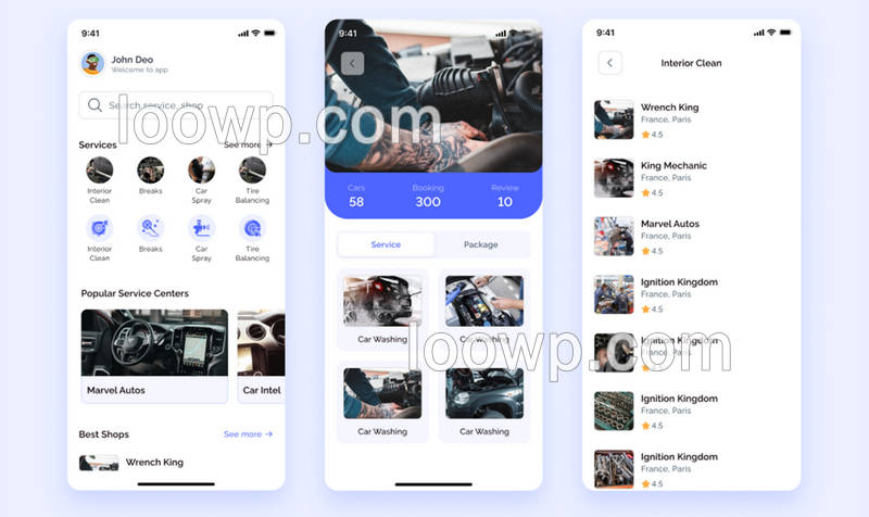 SaaS版Flutter洗车服务预约APP源码/带Laravel后端