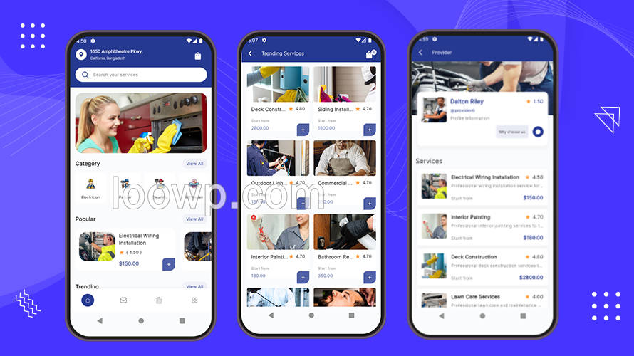 Flutter多商户家政上门服务APP源码/含Laravel后端